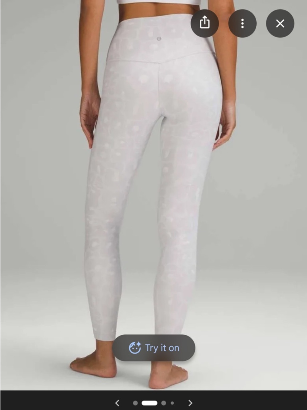 lululemon athletica Align High-Rise Leggings in Light Grey Camo